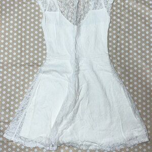 Hollister Elegant White Lace Dress